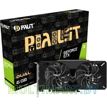 Видеокарта Palit GeForce GTX 1660 Ti Dual 6GB GDDR6 (NE6166T018J9-1160C)